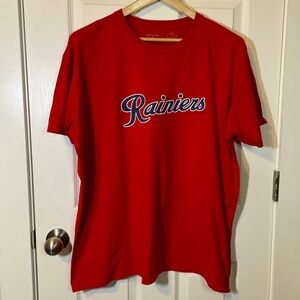 Antiqua red Tacoma Rainiers baseball MILB graphic tee sz XXL